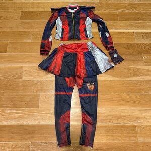 Disney’s Descendants Evie Kids Costume Set - Red and Blue